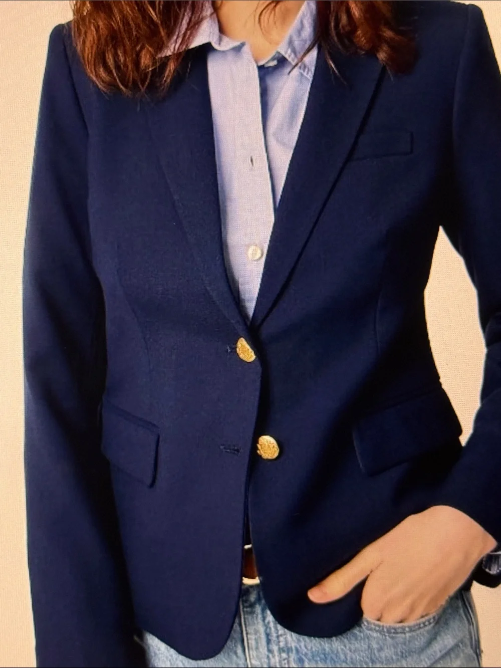 J. Crew Navy Blazer
